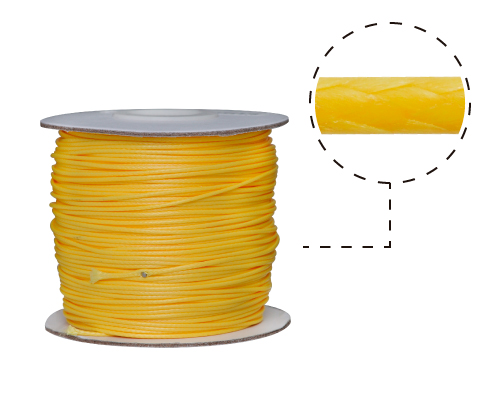 Cordon vibora 1mm 118 amarillo x rollo 100m