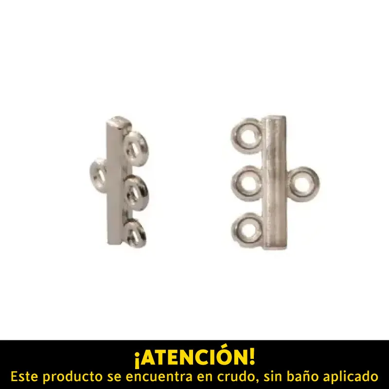 Terminal 3 argollas 13x8mm A-36414/NQ x und