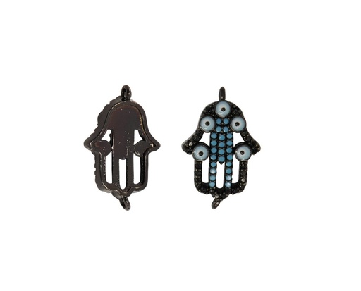 [23783] Link micropave mano de fátima 20x13mm B5/BN x und