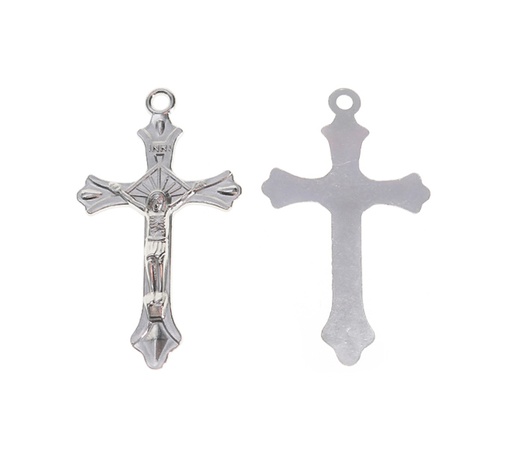 [24394] Cruz Cristo 01 43x23mm/NQ x 10unds