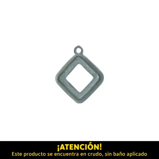 [24996] Pendiente rombo 27x23mm A-36167/R x und