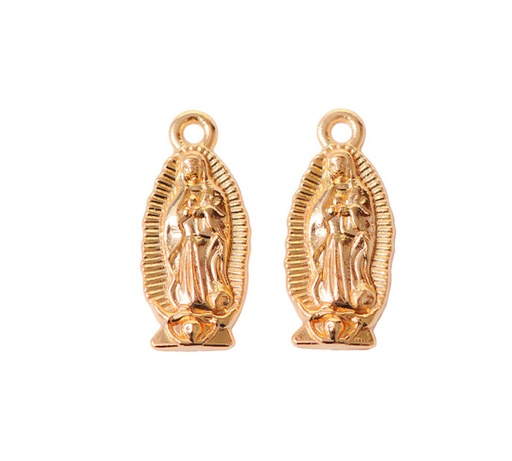 [25033] Dije virgen guadalupe 733 15x6mm/rodio x und