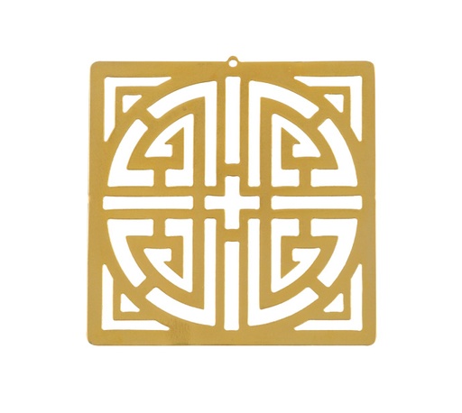 [26050] Dije cuadro cruz  ref 1831 55mm/rodio x und