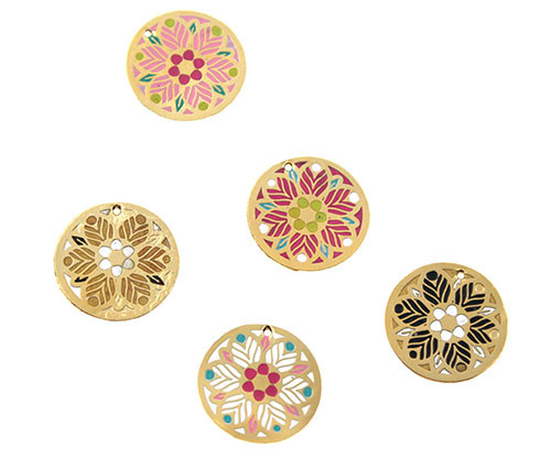 [26124] Dije mandala puntos ref 1854 16 mm/rodio x und