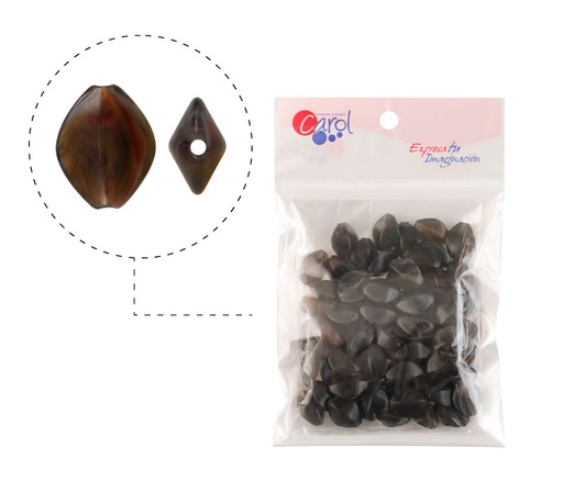 [26219] Acrilico oval 17x14mm AAB-51153-17 black diamond E-12 x 50g(Aprox 68und)