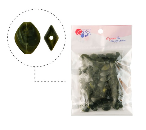 [26242] Acrilico oval 17x14mm AAB-51153-17 color A-5 x 50 gramos