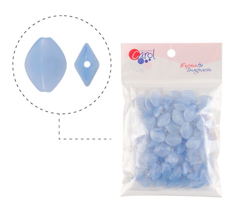[26247] Acrilico oval 17x14mm AAB-51153-17 azul cielo C-4 x 50g(Aprox 68und)