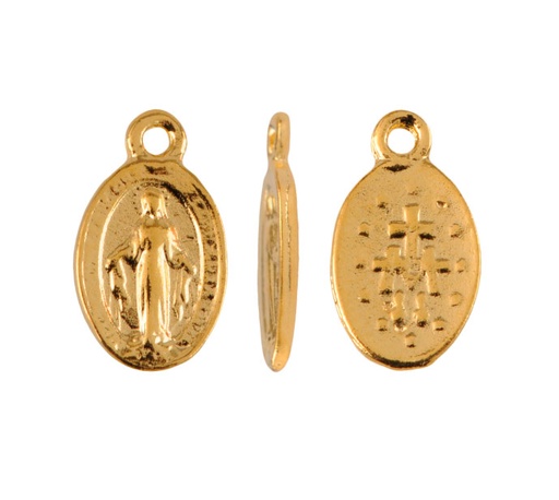 [26697] Medalla virgen A22600/golfi 12x7mm x und