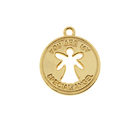 [26759] Medalla angel 18mm AAJ-04484/rodio x und