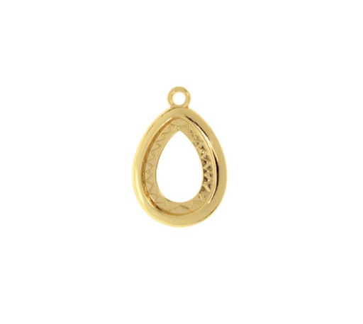 [26783] Pendiente pera 26x18mm A-36168/rodio x und