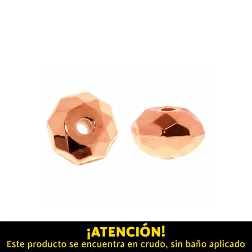 [27113] Plastimetal W1306 rondela facetada 10x7mm /R x 50g (106und)