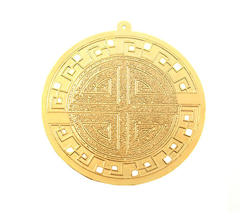 [27731] Dije cruz centro relieve ref 2384 69mm/rodio x und