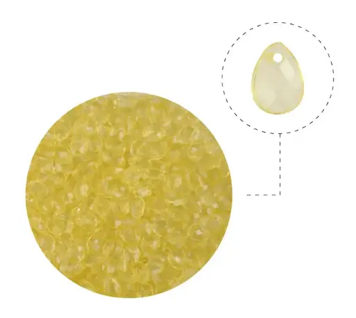 [27794] Acrilico 3061 gota 8x9 amarillo x 50g(Aprox 342und)