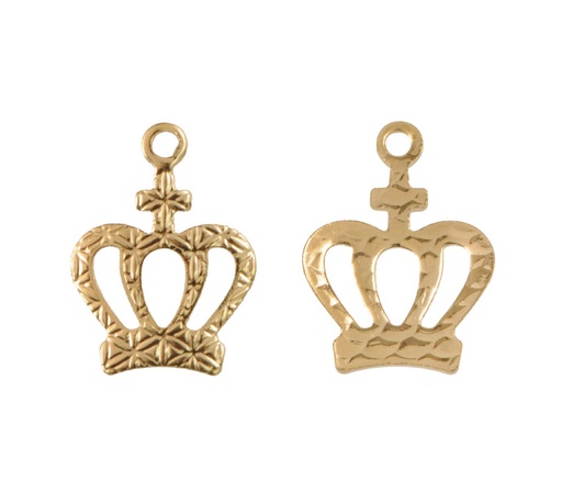 [28758] Dije corona 15x11mm/rodio x und