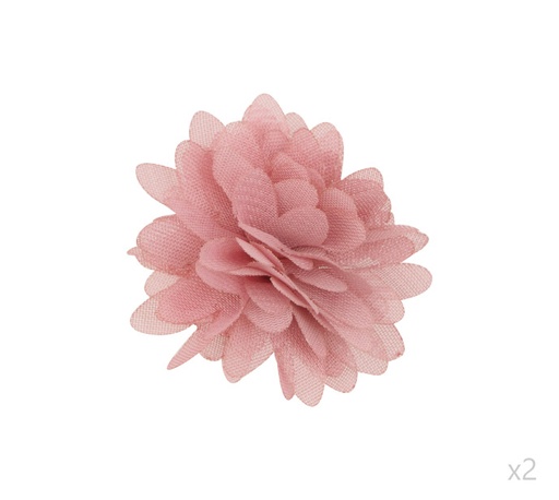 [22927] Flor organza 4-4.5cm N.50 vintage rose x par