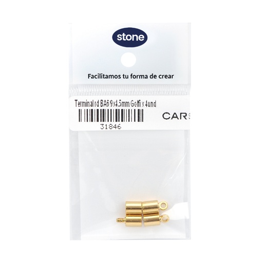 [31846] Terminal rd BA6/9x4.5mm/rodio x 4 Unidades