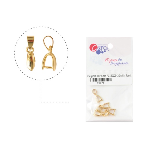[15675] Cargador 3.8x16mm PCXS002043/rodio x 4unds