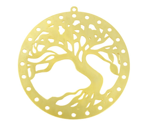 [26055] Dije circulo arbol de vida ref 1737 80mm/rodio x u