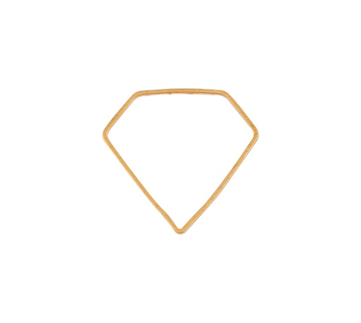 [14735] Marco diamante R204 14x16mm/rodio x und