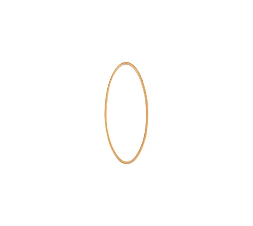 [11938] Marco oval R100 10x25mm/rodio x und