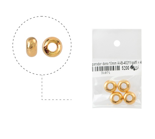 [31871] Separador dona 10mm AAB-40211/rodio x 4 und