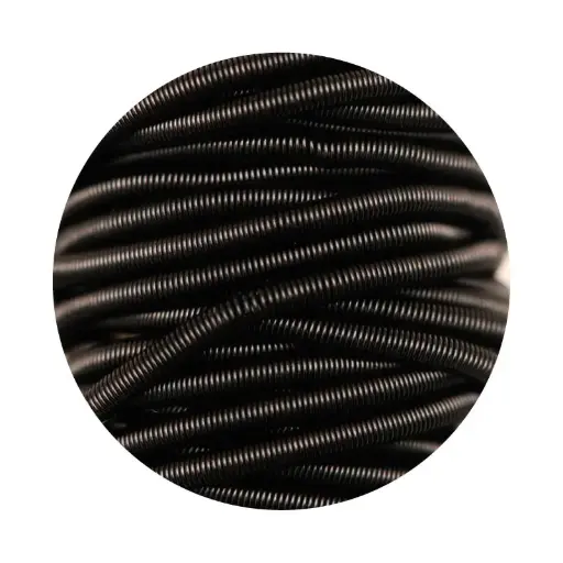 Alambre bullion - french wire 0.7mm negro x 5g