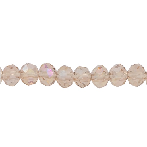 [11014] Murano rondela facetada 4mm golden shadow 33AB x 140unds