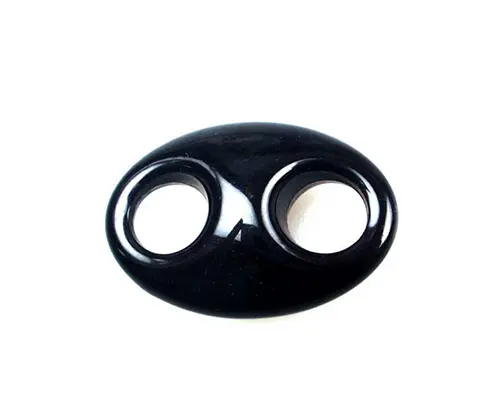 [27744] Acrilico 4410 ocho 25x18mm negro x 50g(Aprox 32und)