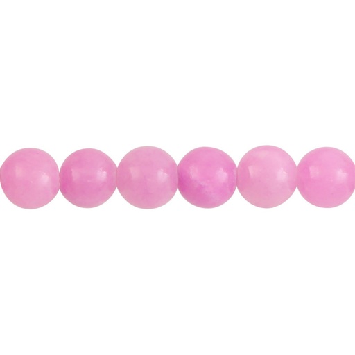 [19784] Sarta redonda CJC 8mm rosa 10 x 50 und