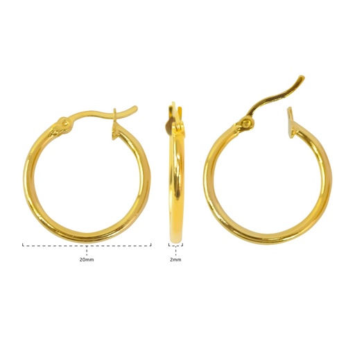[25627] Candonga CNVC002 rodio x par 2x20 mm