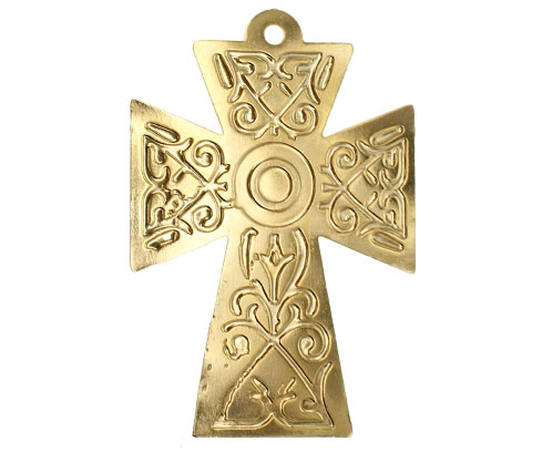 [26276] Cruz arabesco 80x55 mm/golfi x und