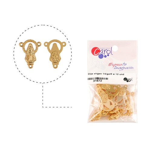 [31672] Crucero virgen milagrosa 14/golfi x 6 unds