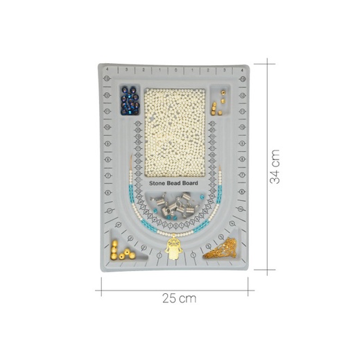 [10909] Tabla de diseño bead board design stone 34x25cm XQ072 x und