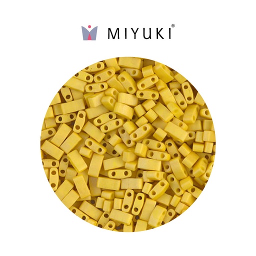 [31211] Miyuki half tila 5x2.3x1.9mm HTL2311 matte opaque canary x 250G