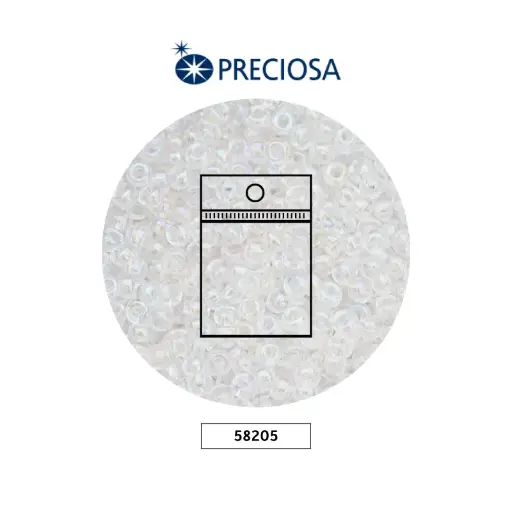 [26083] Mostacilla checa preciosa 2mm 58205 LP cristal AB x 50g