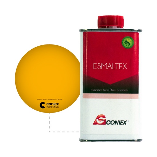 [11034] Resina Esmaltex Coniex 121 Amarillo Cromo x 250g