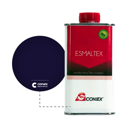 [11033] Resina Esmaltex Coniex 7003 Azul Cobalto Transparente x 250g