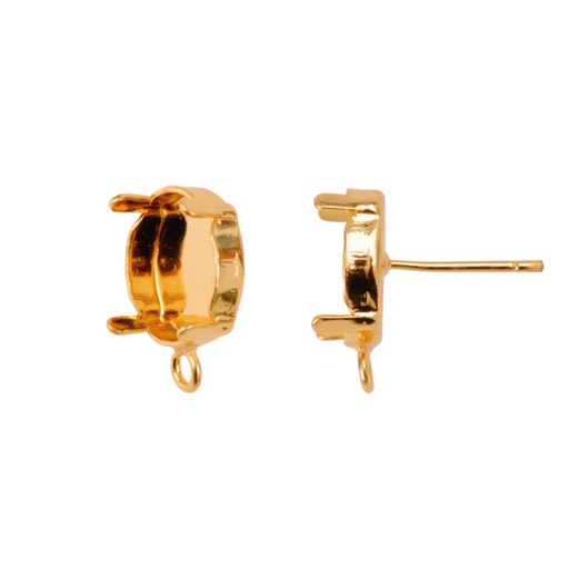 [31410] 4831CH setting arete 8x8.8mm/rodio corazon x par