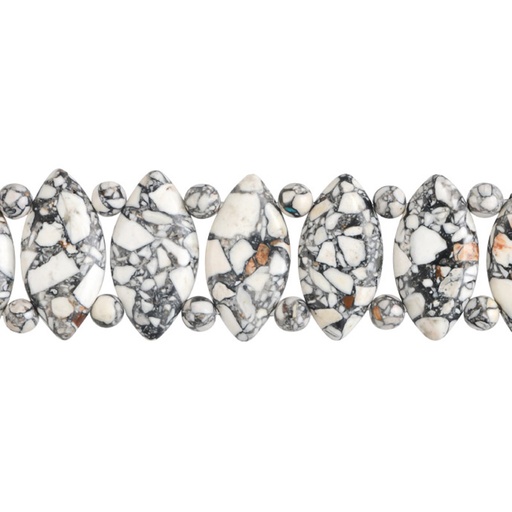 [16410] Sarta oval plana 15x30 THF-11 blanco 4