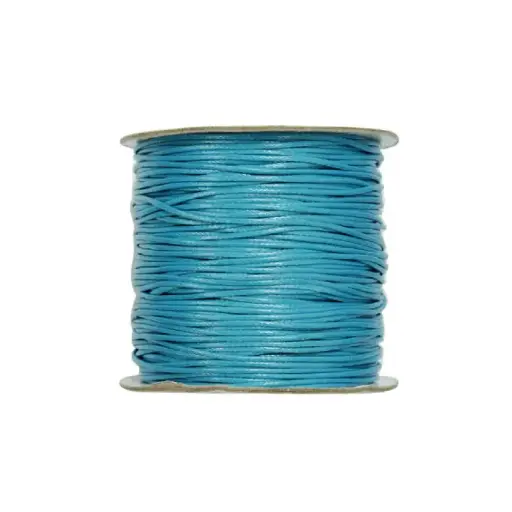 [10611] Cordon vibora 1mm 130 turquesa claro x rollo 160m