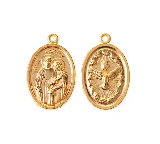 [10665] Medalla sagrada familia 392-3 25x16mm/golfi x und