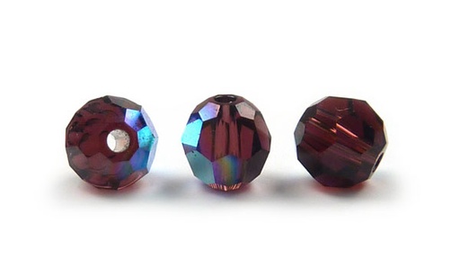 [11095] 5000 swarovski esfera burgundy 4mm x und