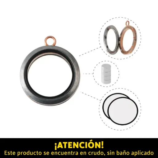 [19728] Locket pendant redondo 30mm A35914/R x und
