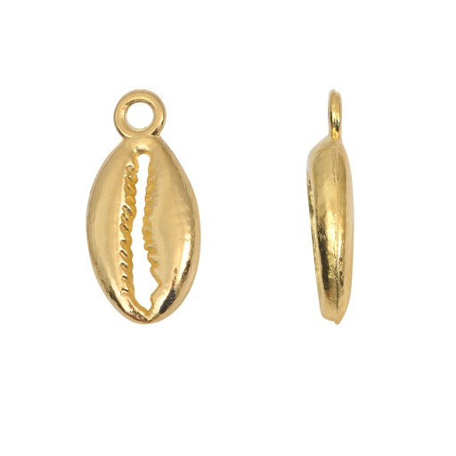 [14208] Dije caracol 17x8mm/rodio K3371 x par