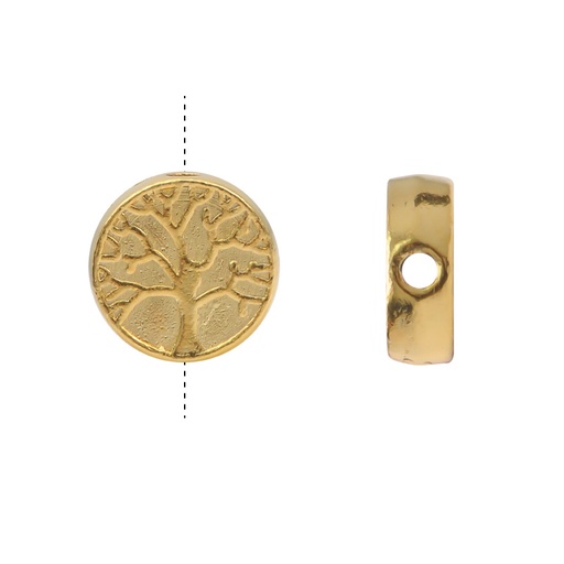[14205] Separador arbol de la vida 9mm/rodio x par