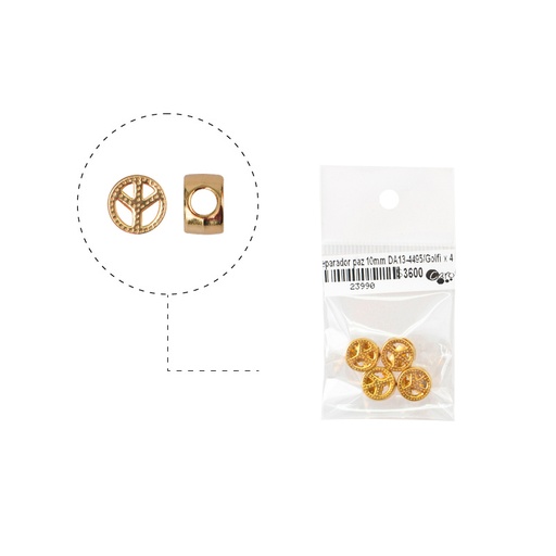[23990] Separador paz 10mm DA13-4495/rodio x 4 unds