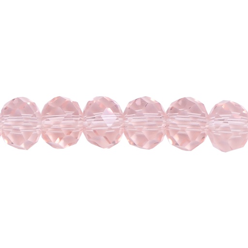 [10330] Murano rondela facetada 8mm vintage rose 29 x 68unds