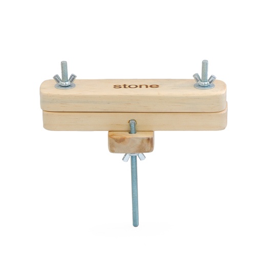 [21035] Porta bastidor prensa para tambor de bordado 23x6cm en madera x und