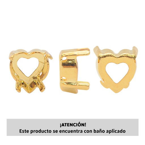 [32421] 4884DE setting para coser 8.8x8mm/rodio 4 huecos x 2unds