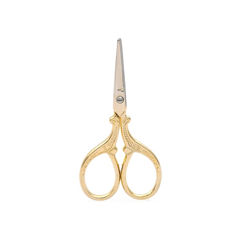 [24859] Tijeras de bordar 9x4.5cm dorada x und